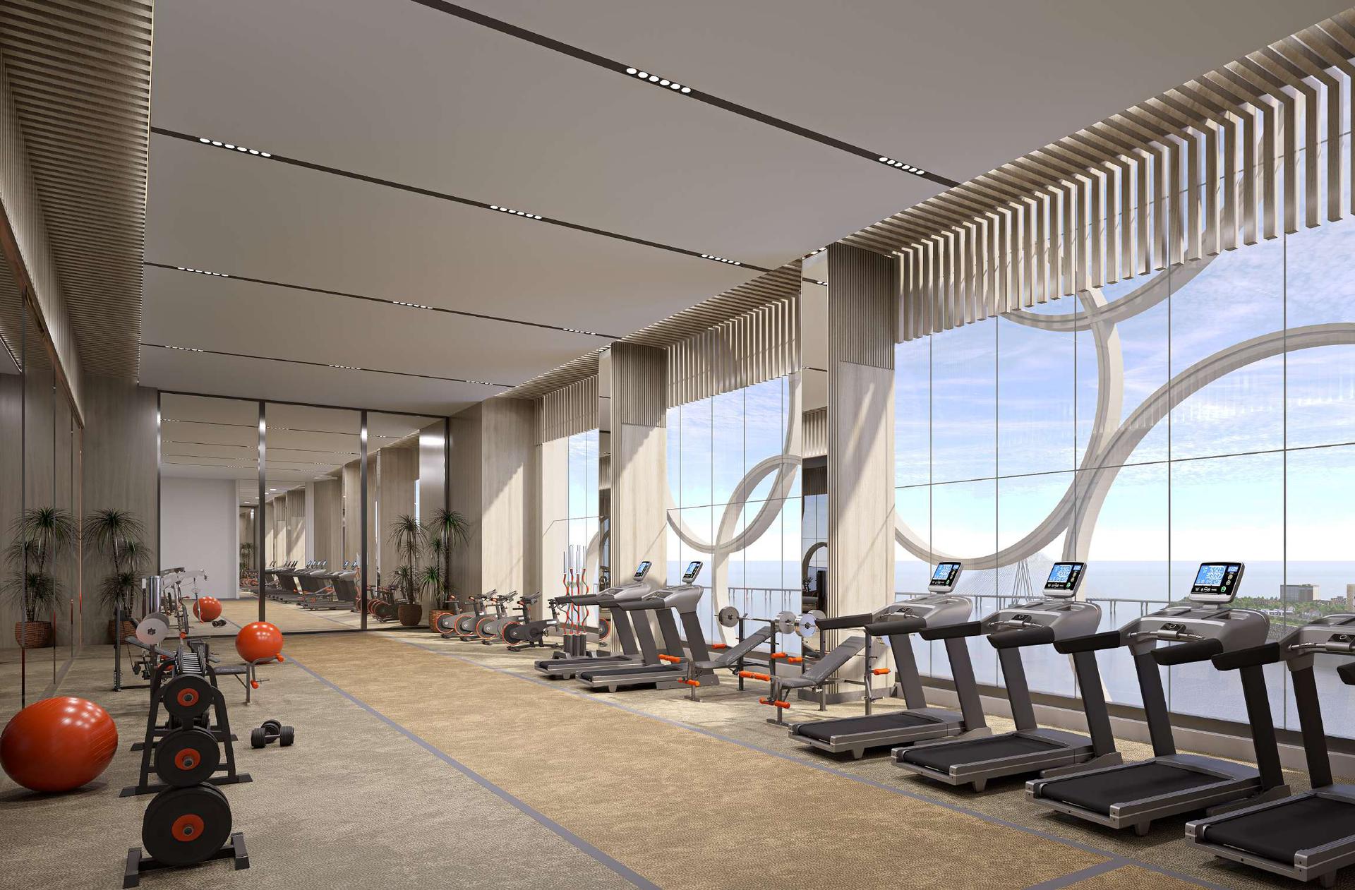 Gym at L&T Island Cove, Mahim West