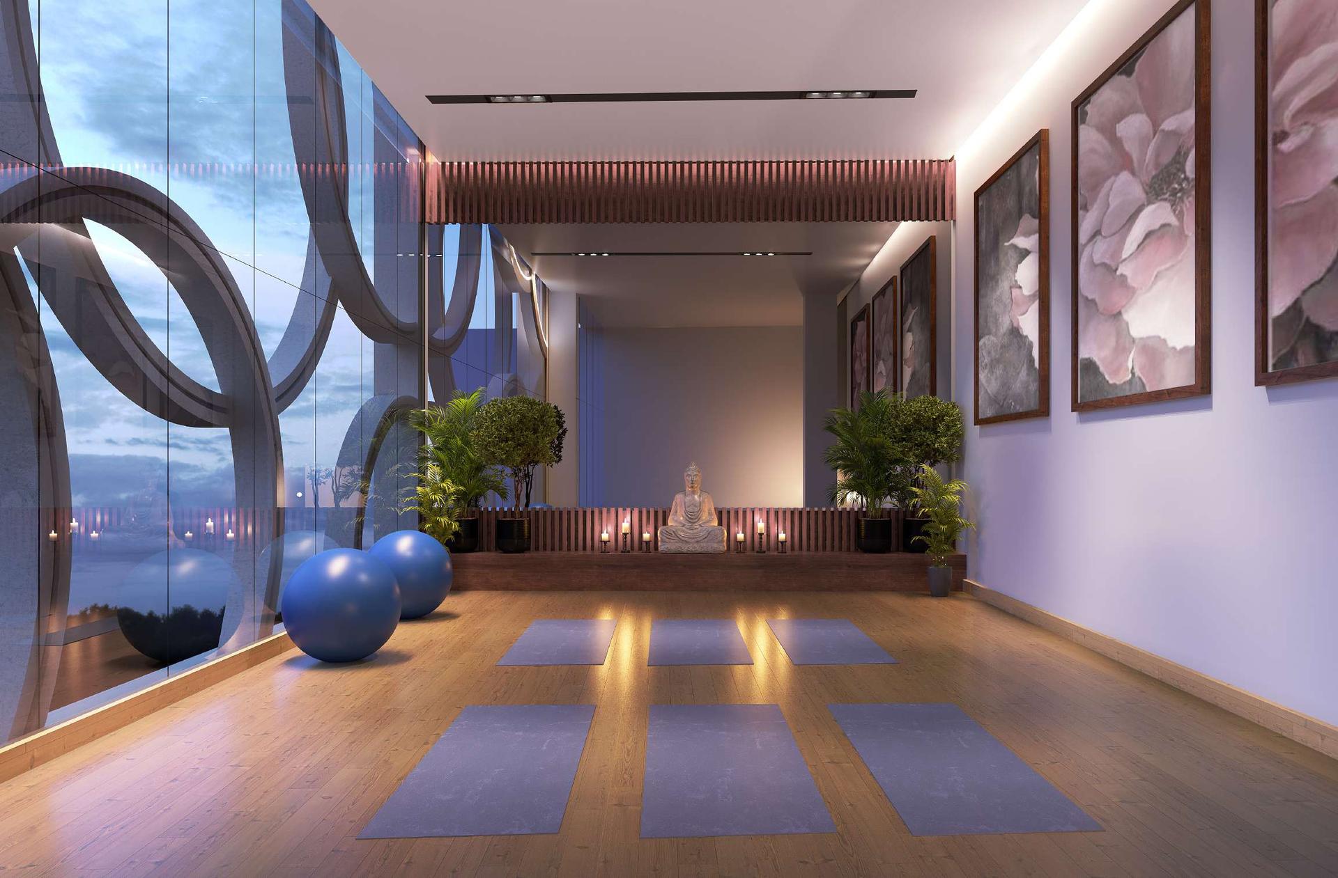 Yoga / meditation at L&T Island Cove, Mahim West