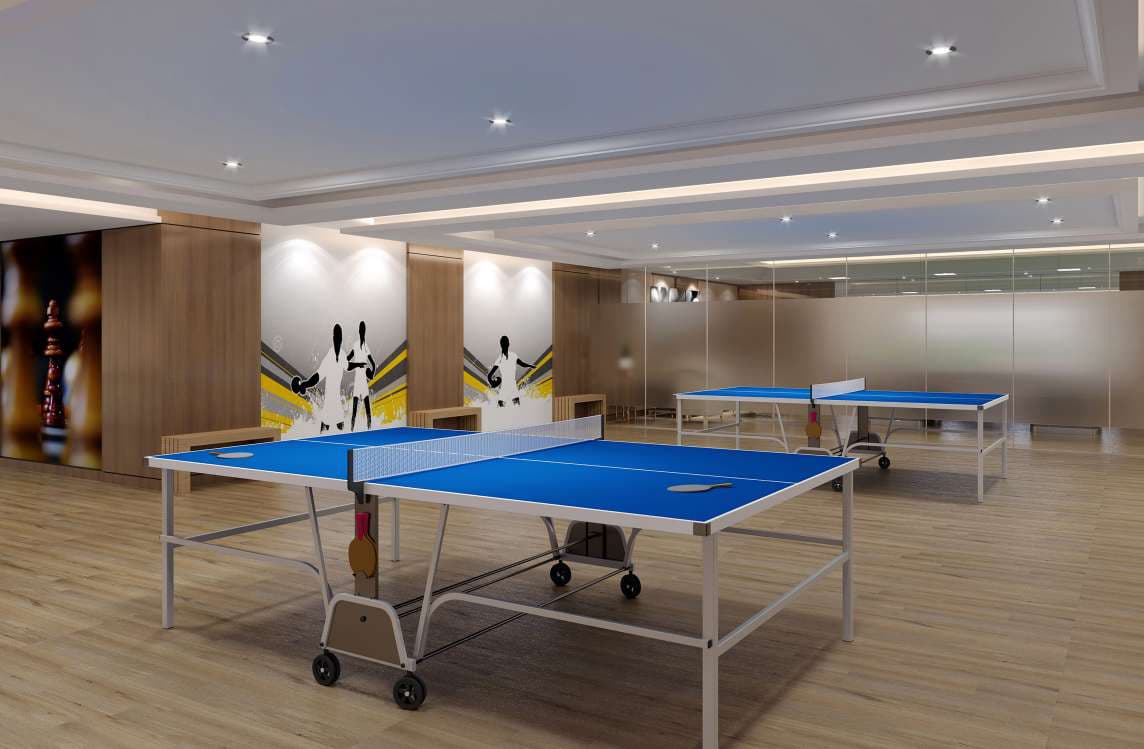 Indoor games at L&T Island Cove, Mahim West