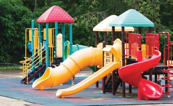 Children's play area at Galaxy Heights, Malad West