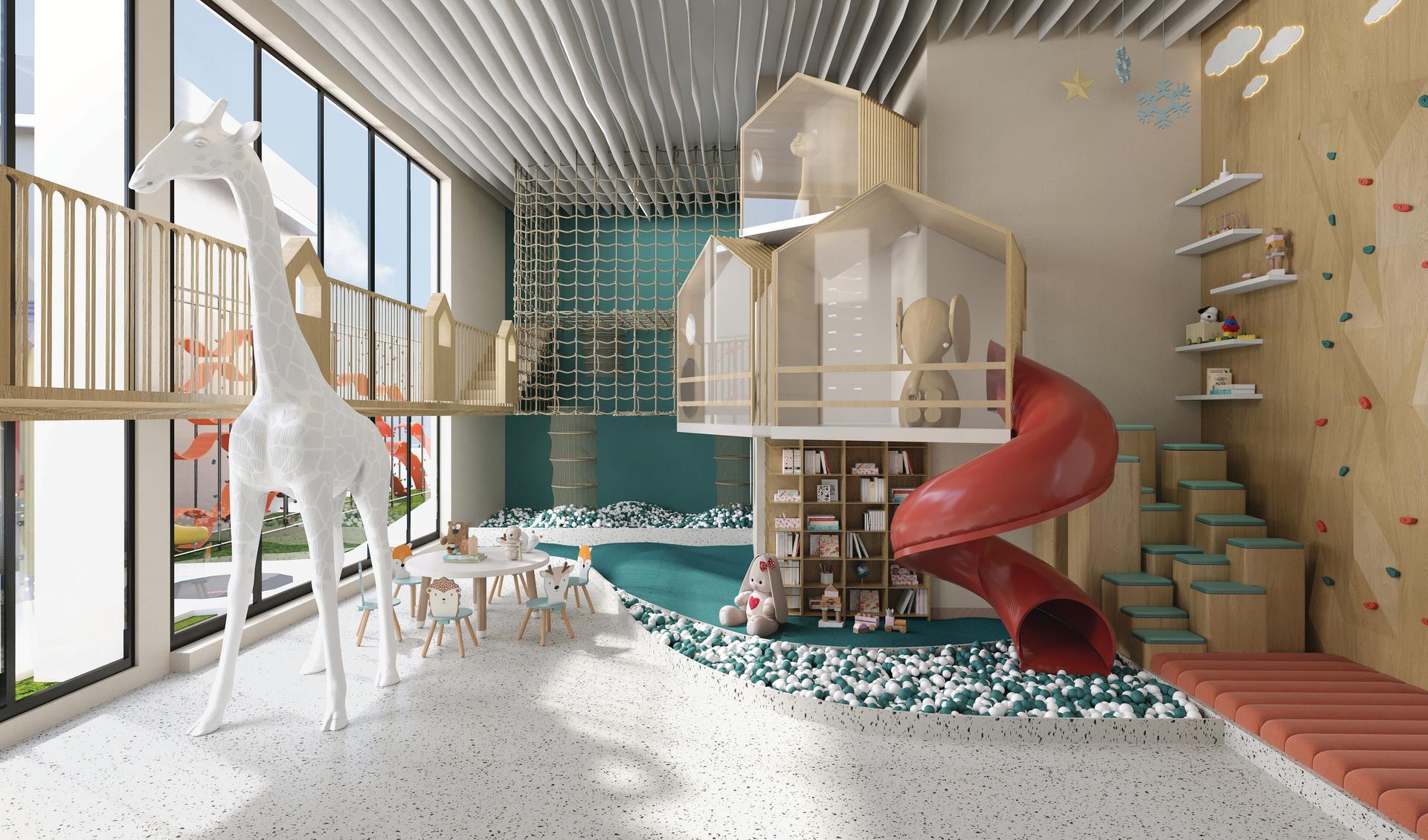 Children's play area at Shreeji Aikyam, Kandivali West