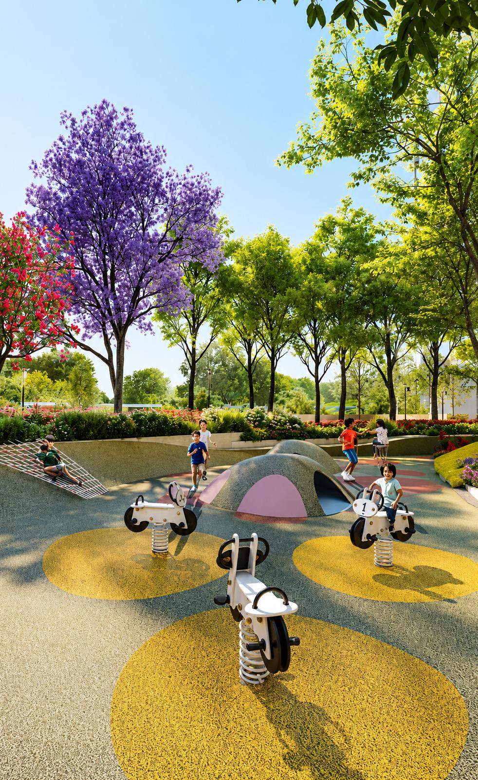 Children's play area at DLF The Westpark, Andheri West