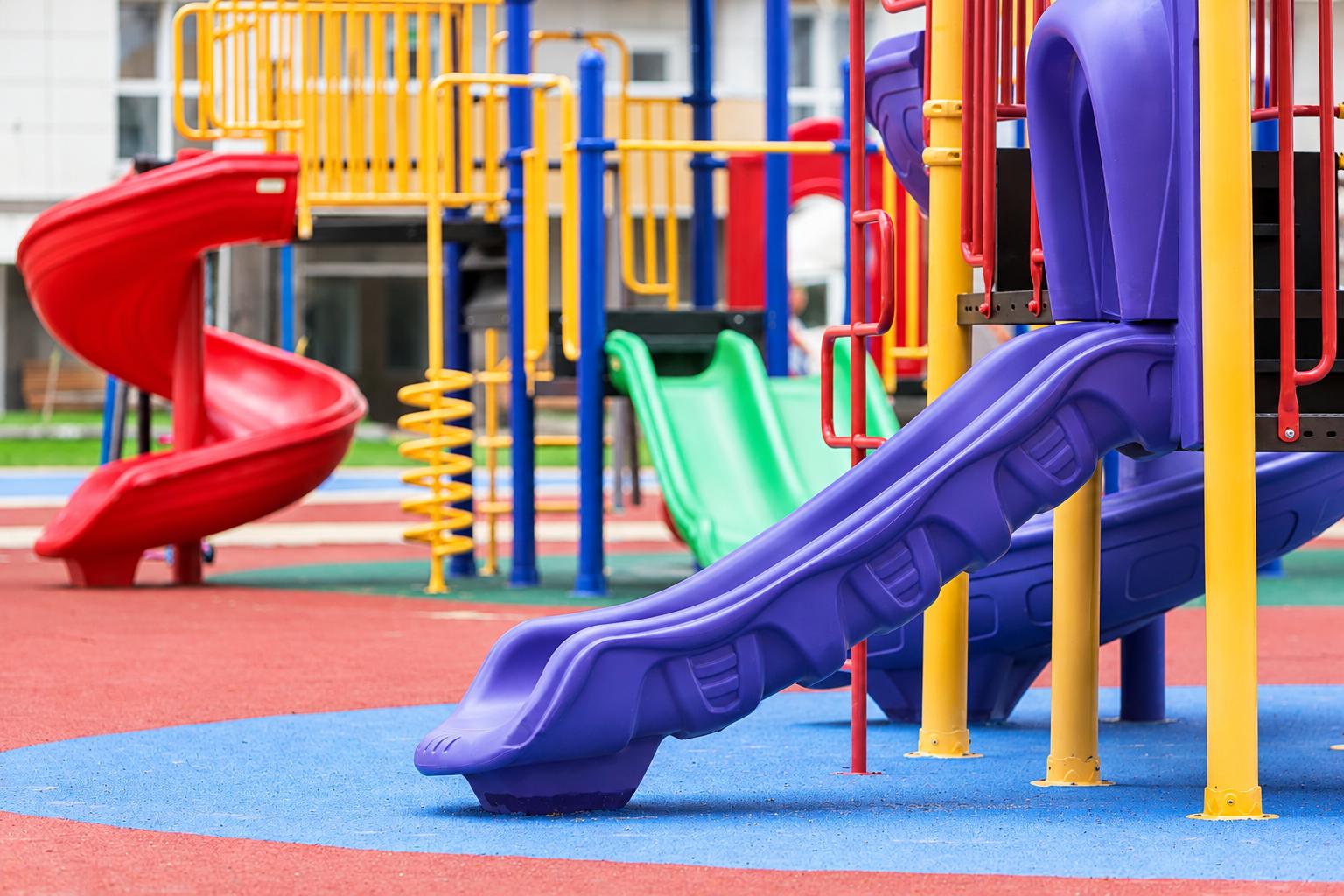 Children's play area at Sanghvi Aria, Santacruz East