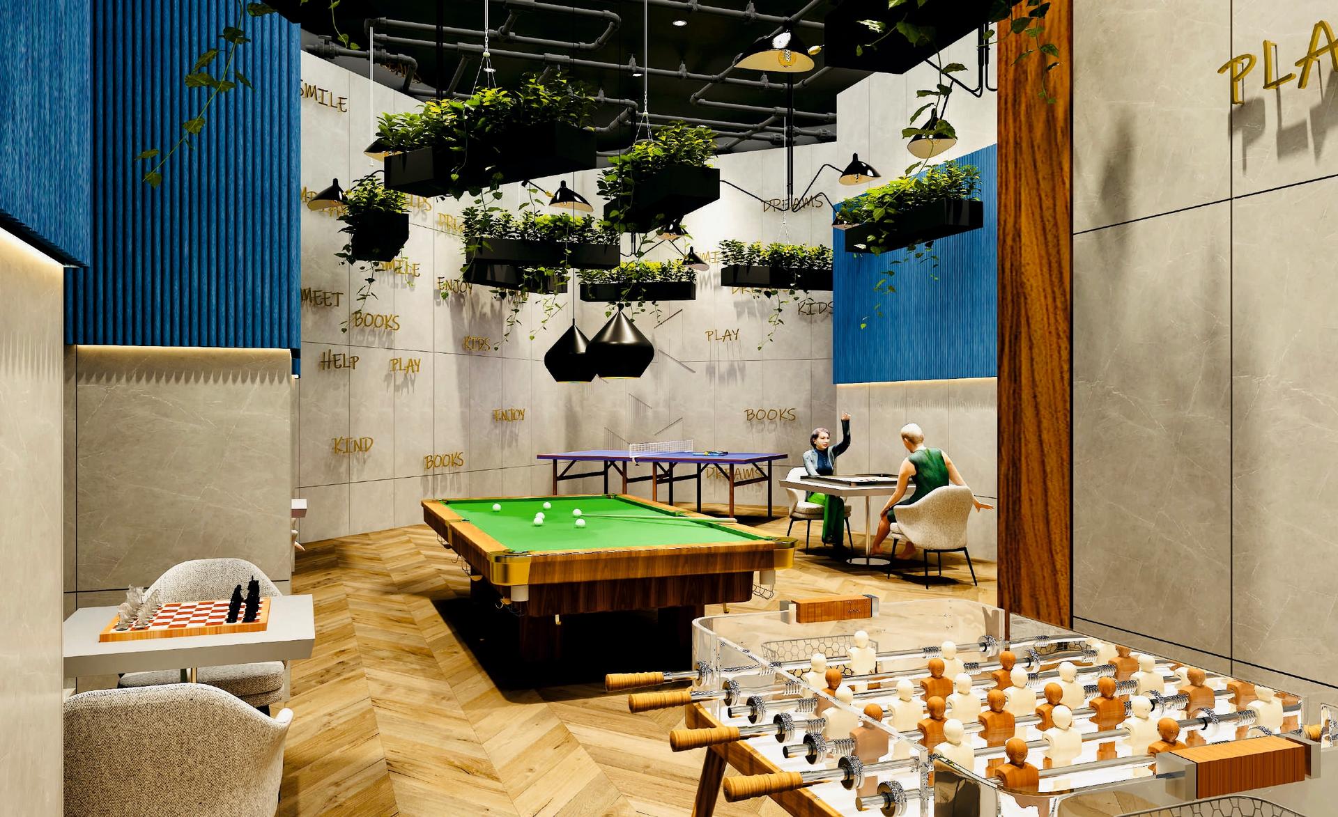 Indoor games at Dimples 73 East, Kandivali West