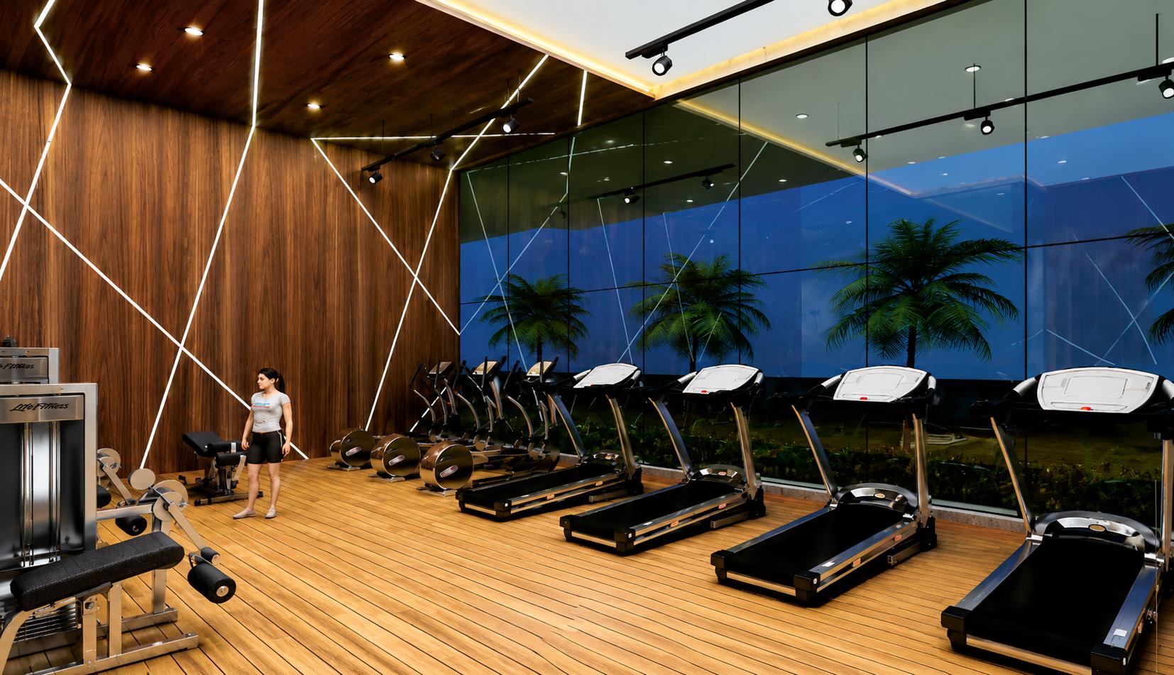 Gym at Dimples 73 East, Kandivali West