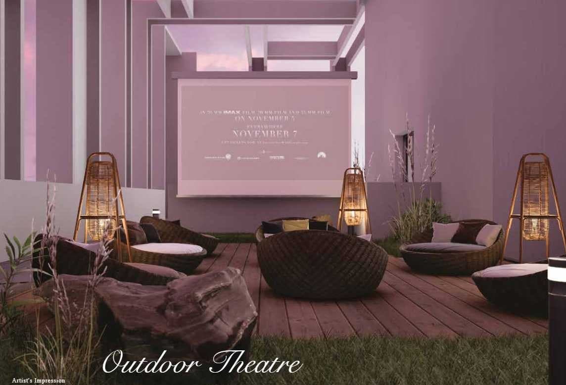 Mini theatre at Prescon Midtown Bay, Mahim West