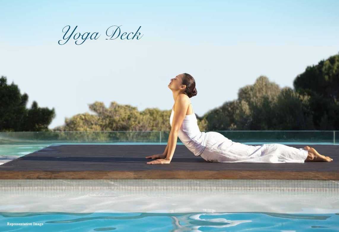 Yoga / meditation at Prescon Midtown Bay, Mahim West