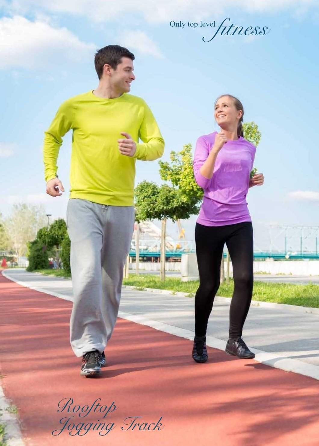 Jogging track at Prescon Midtown Bay, Mahim West