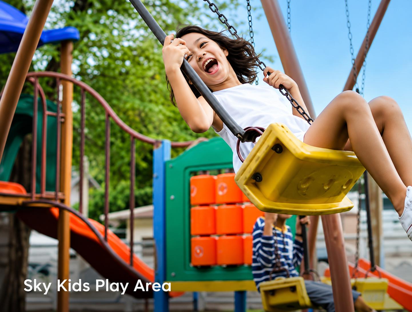 Children's play area at Ruparel Urbana, Kurla East