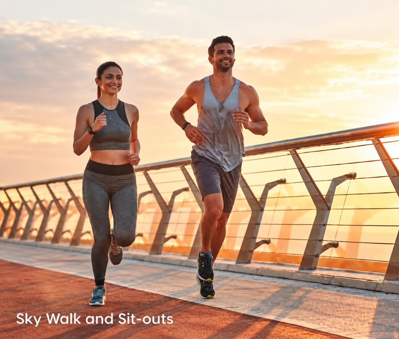 Jogging track at Ruparel Urbana, Kurla East