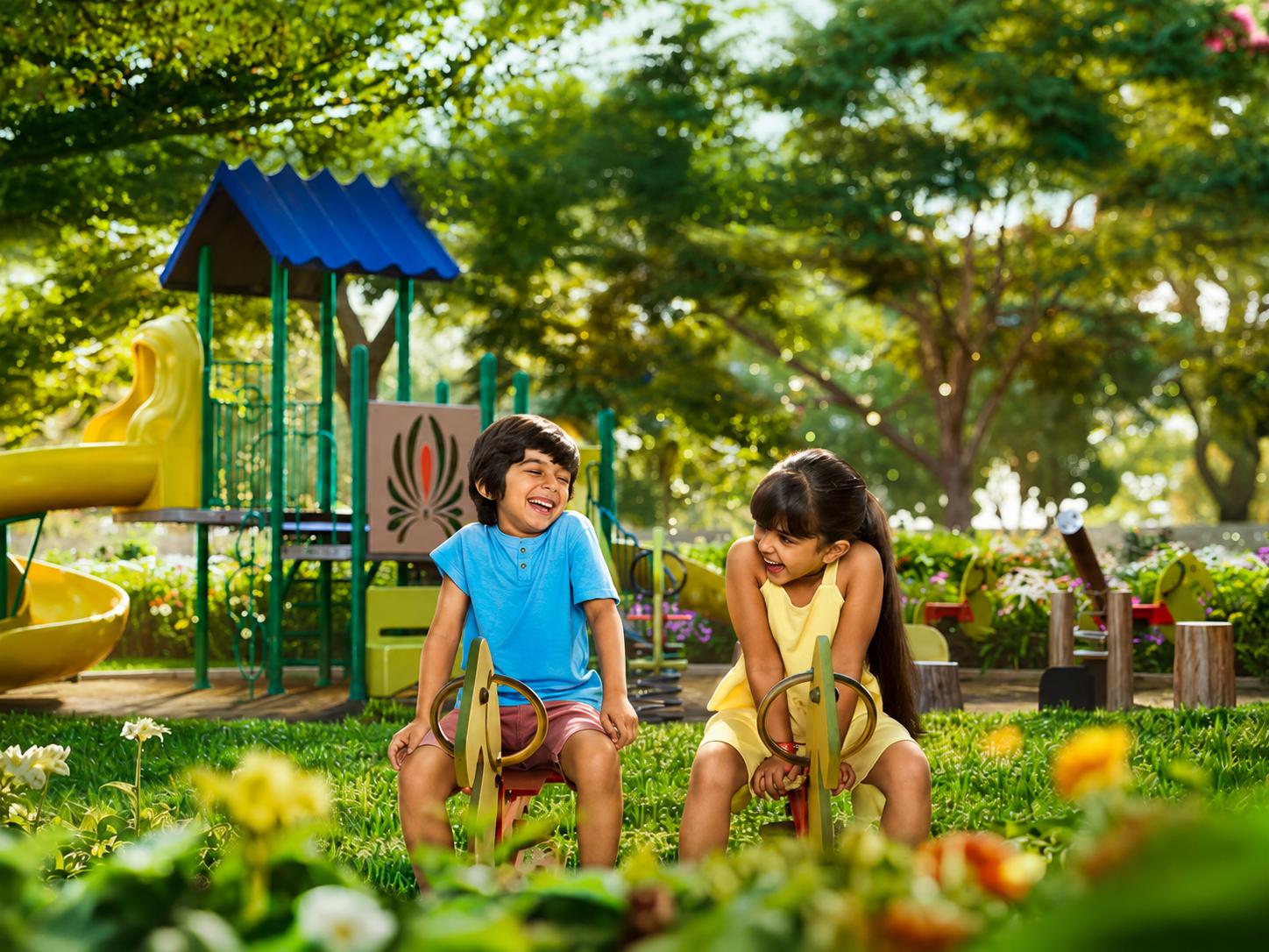 Children's play area at Mahindra Vista, Kandivali East