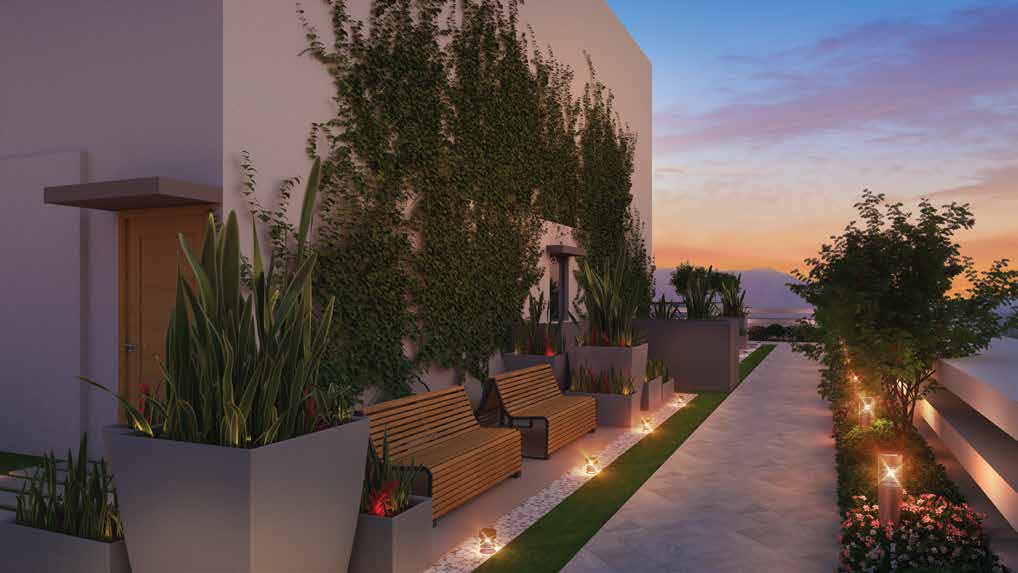 Rooftop terrace at Marathon NeoValley Kaveri, Bhandup West