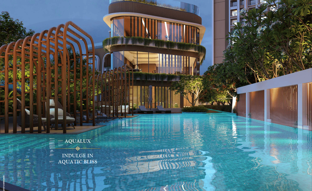 Swimming pool at JP North West End, Bhayandar West