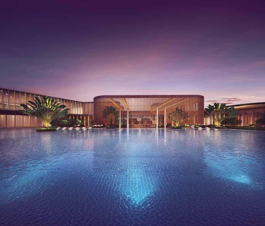 Swimming pool at Godrej Reserve, Kandivali East