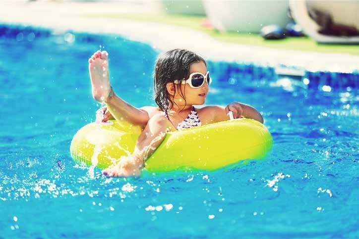 Swimming pool at Godrej Bliss, Kandivali East