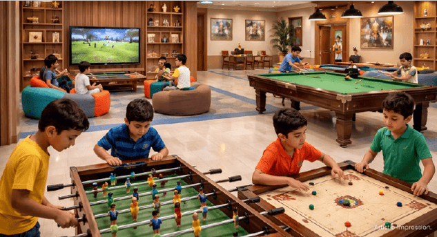 Indoor games at Walchand Park View, Mira-Bhayandar
