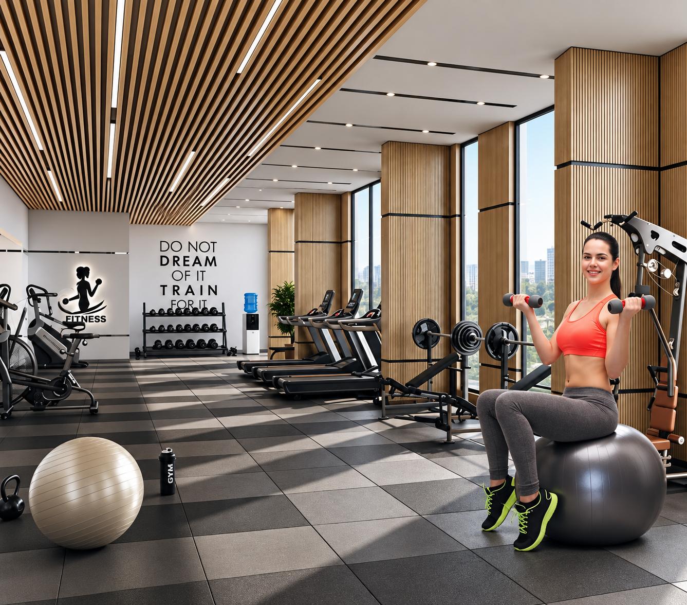 Gym at Swastik Revanta, Chembur East