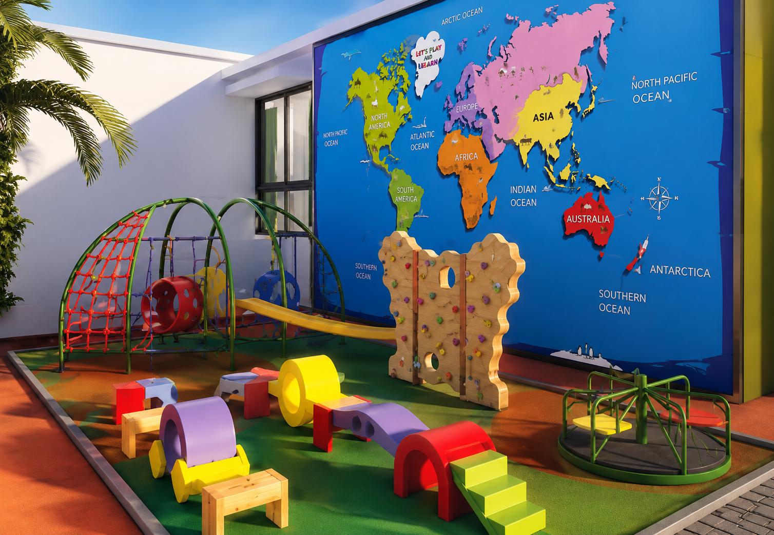 Children's play area at Shreeji Bliss, Malad West