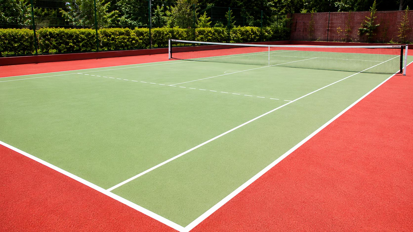 Tennis court at Shreeji Bliss, Malad West