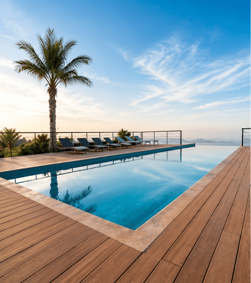 Swimming pool at Modirealty Ashvattha & Acacia, Dahisar East