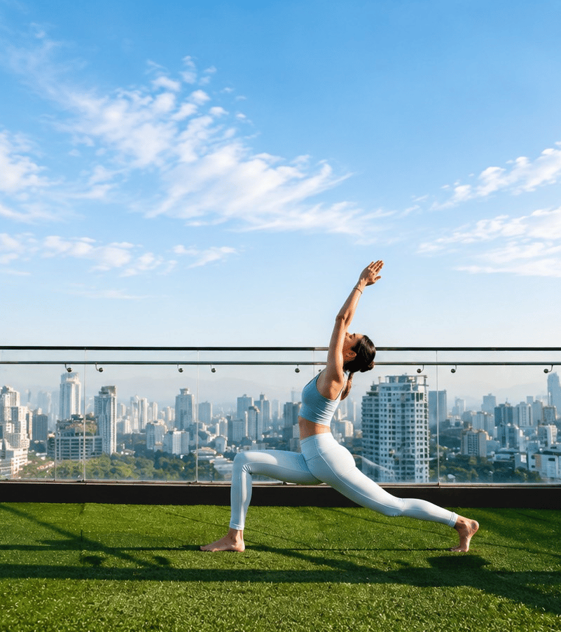 Yoga / meditation at Modirealty Ashvattha & Acacia, Dahisar East