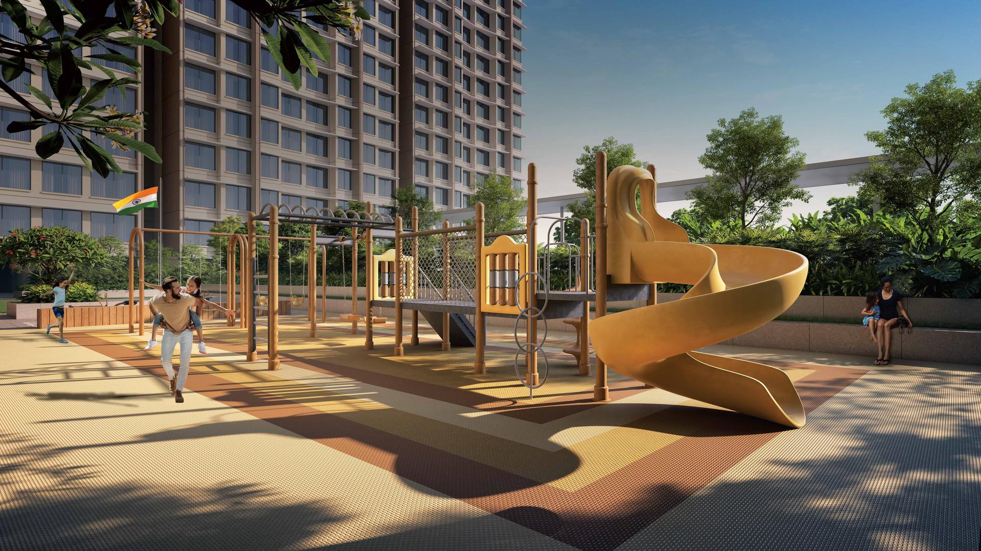 Children's play area at Arkade Rare, Bhandup West