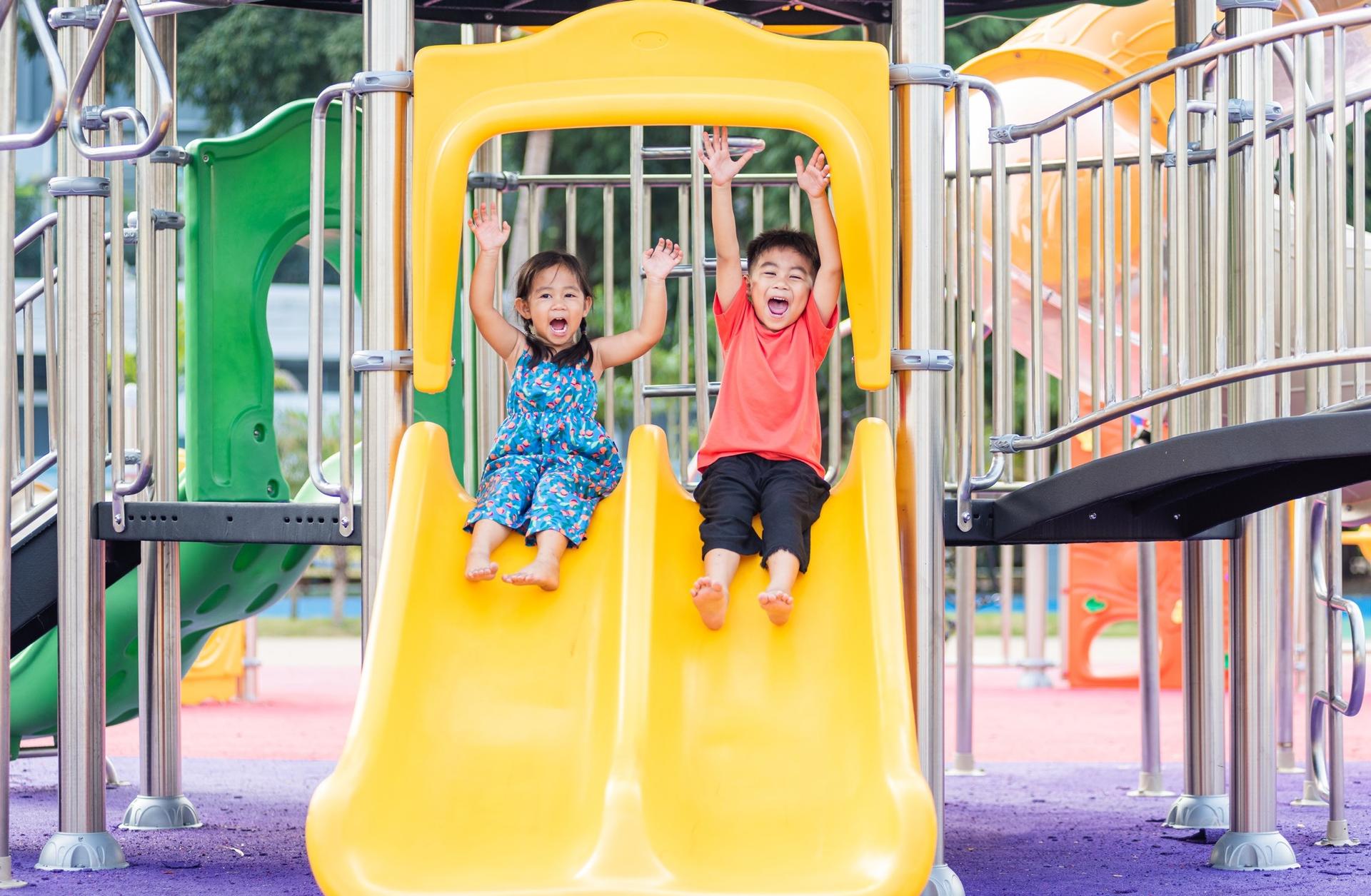 Children's play area at KM Narmada Mohan Atlantis, Bhayandar West