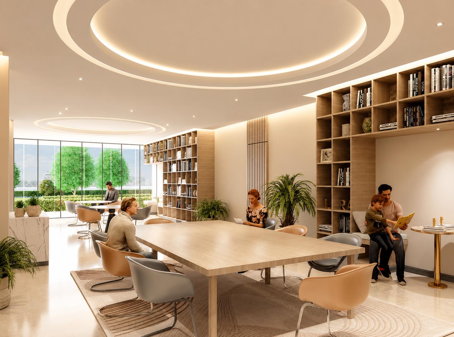 Library at JP Codename Starlife, Mira Road East