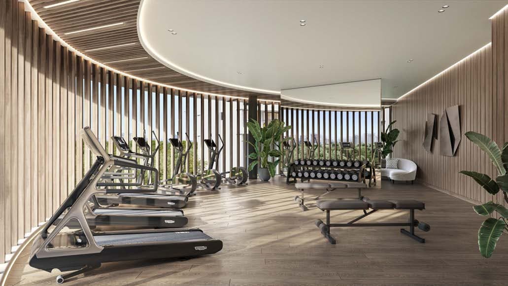 Gym at Rustomjee Balmoral, Chembur