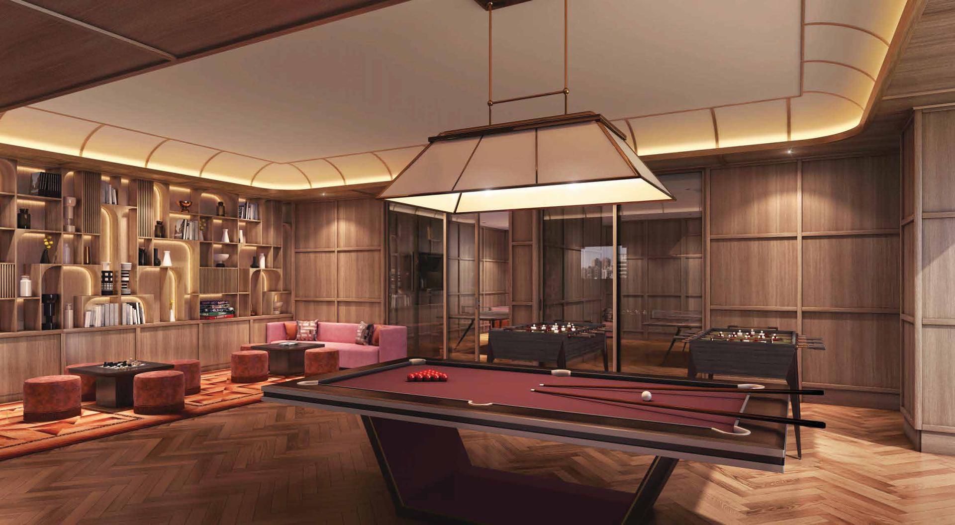 Indoor games at Lodha Cullinan, Andheri West
