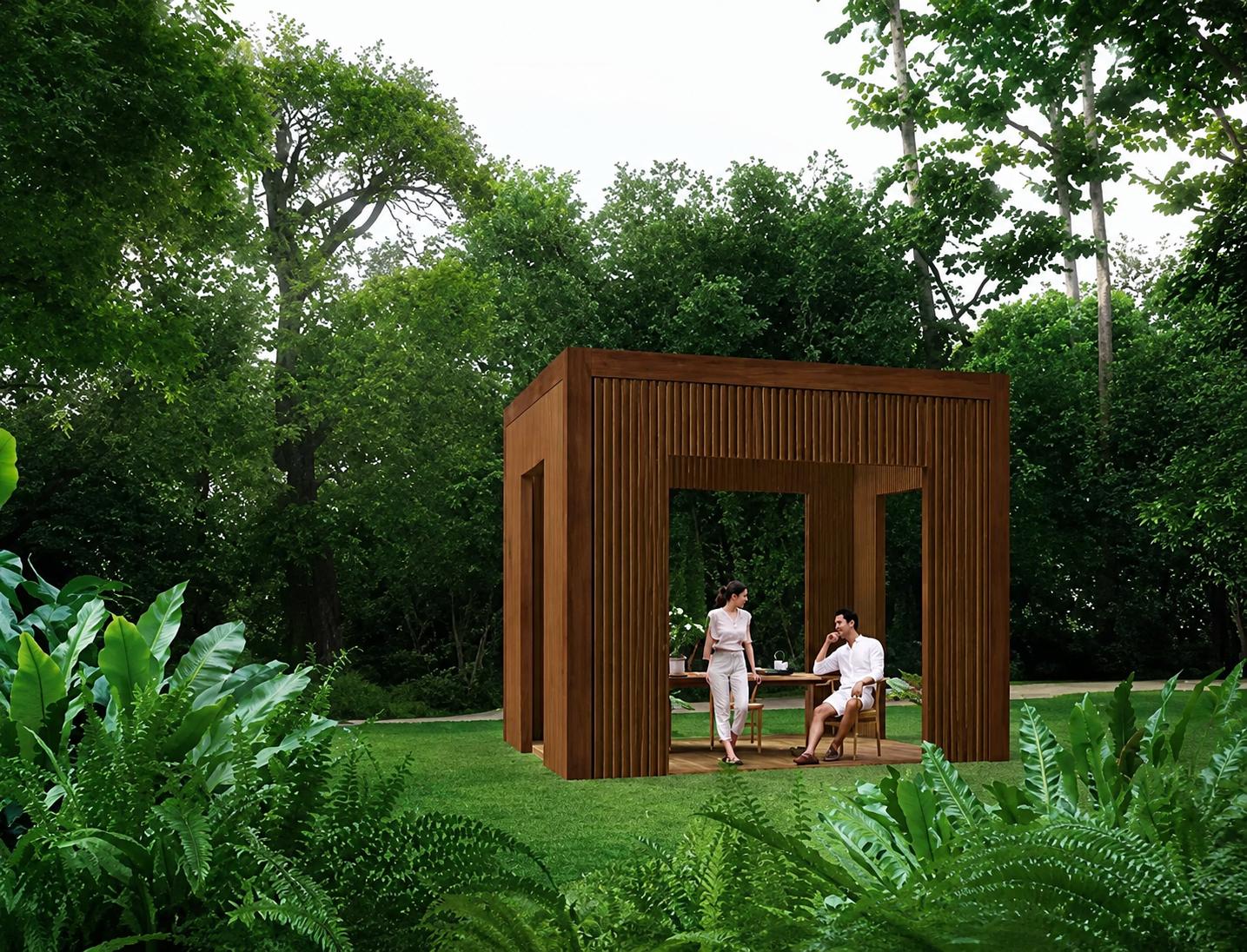Landscaped gardens at Lodha Malabar, Malabar Hill