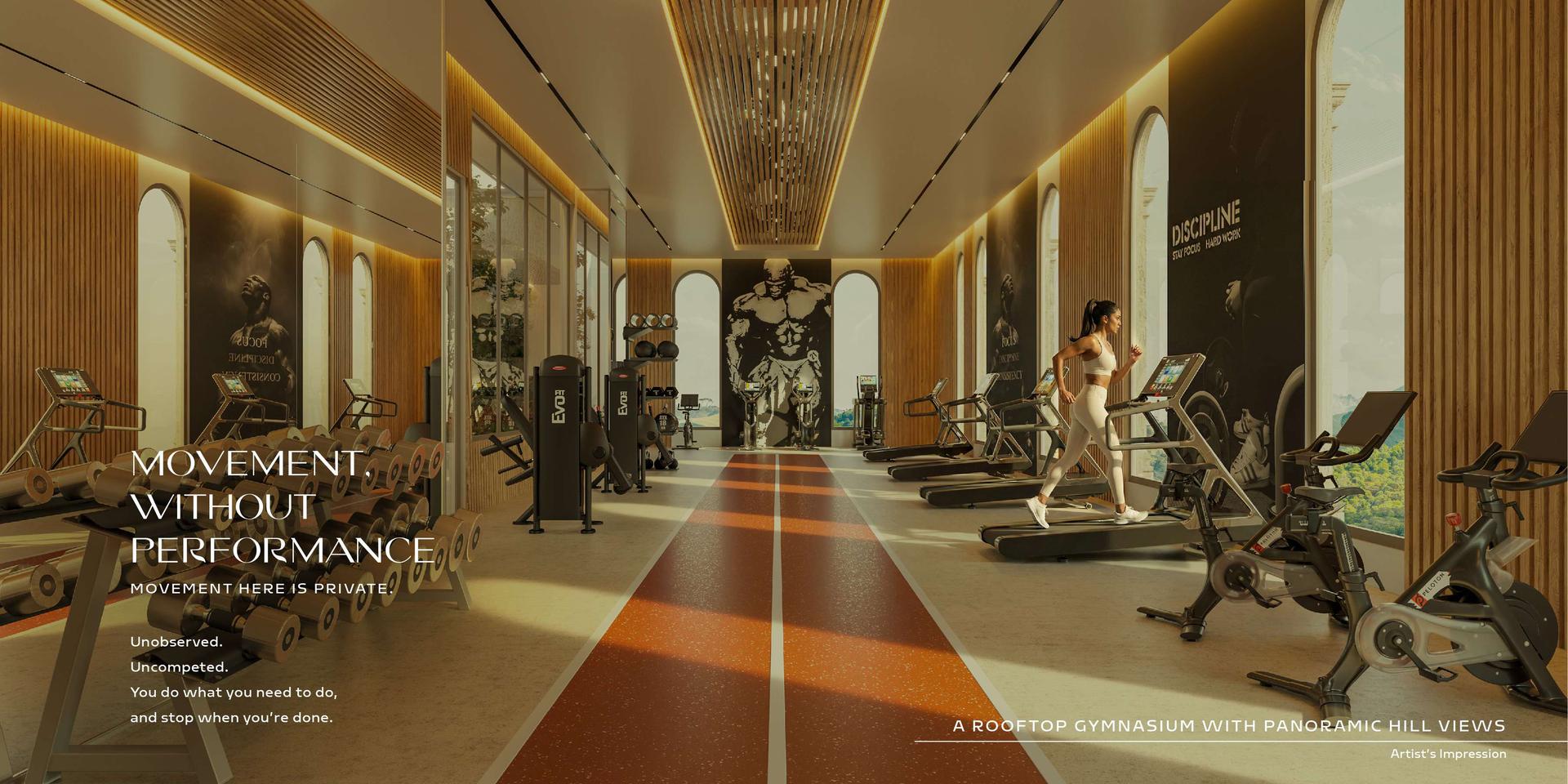 Gym at Hiranandani Rockside, Powai