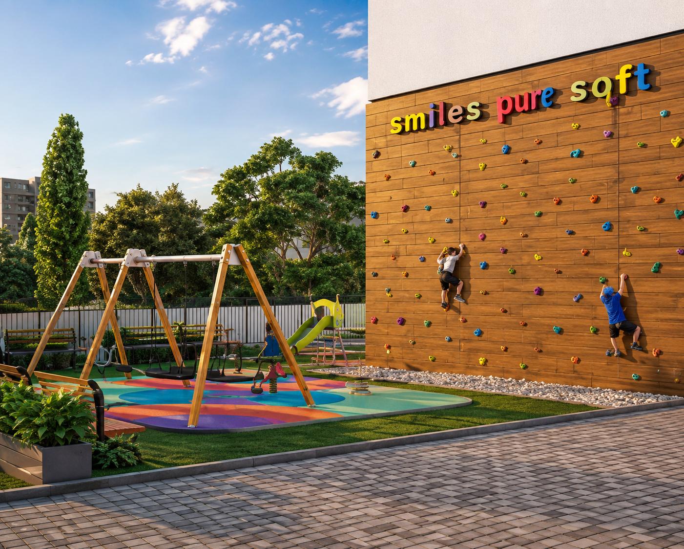 Children's play area at Platinum  Classic, Andheri West