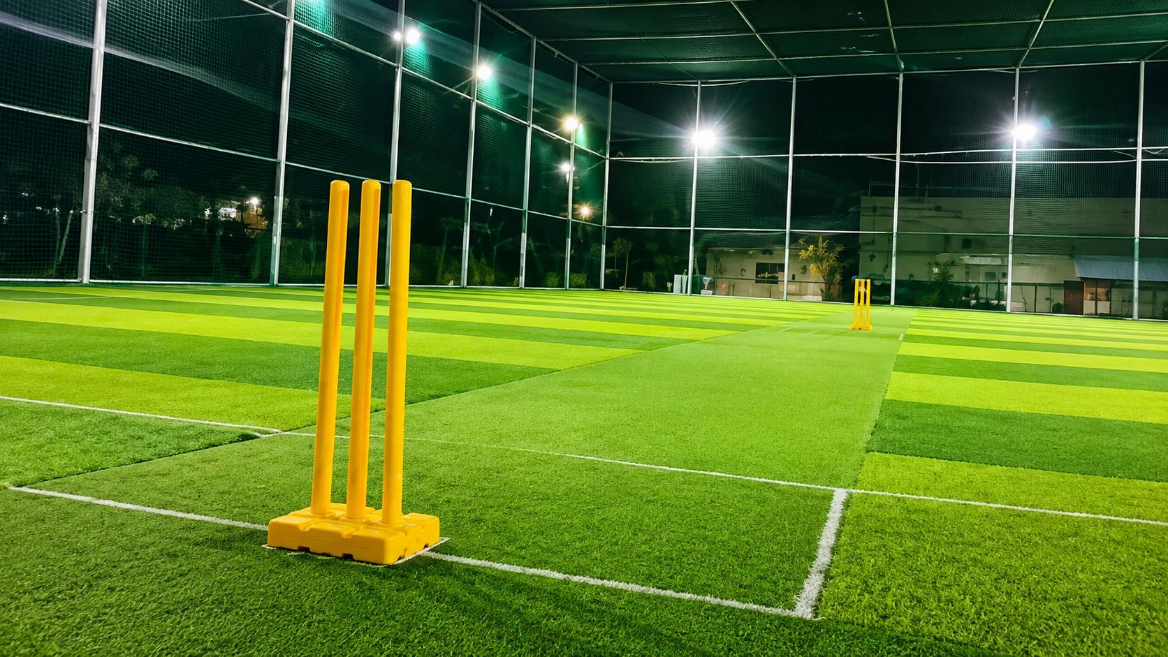 Cricket pitch at Platinum  Classic, Andheri West