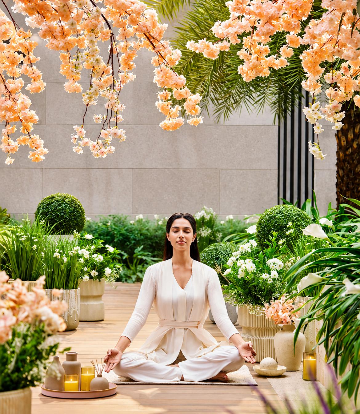 Yoga / meditation at Kalpataru Vian, Andheri West