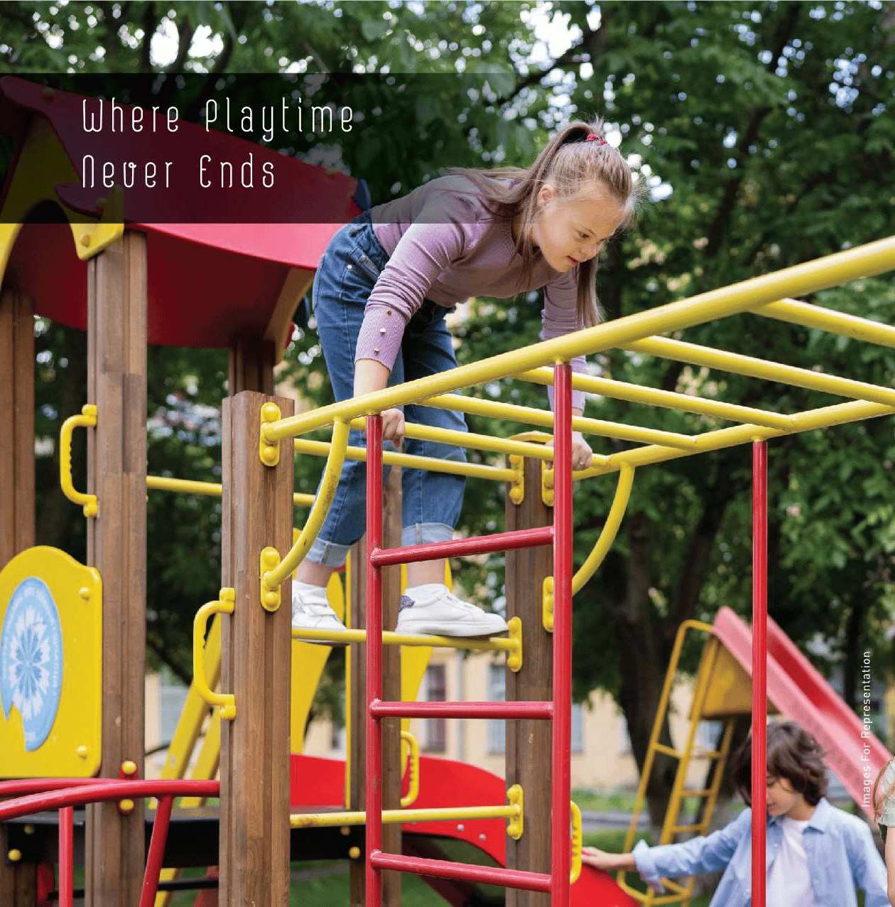 Children's play area at Ajmera Downtown, Kalbadevi