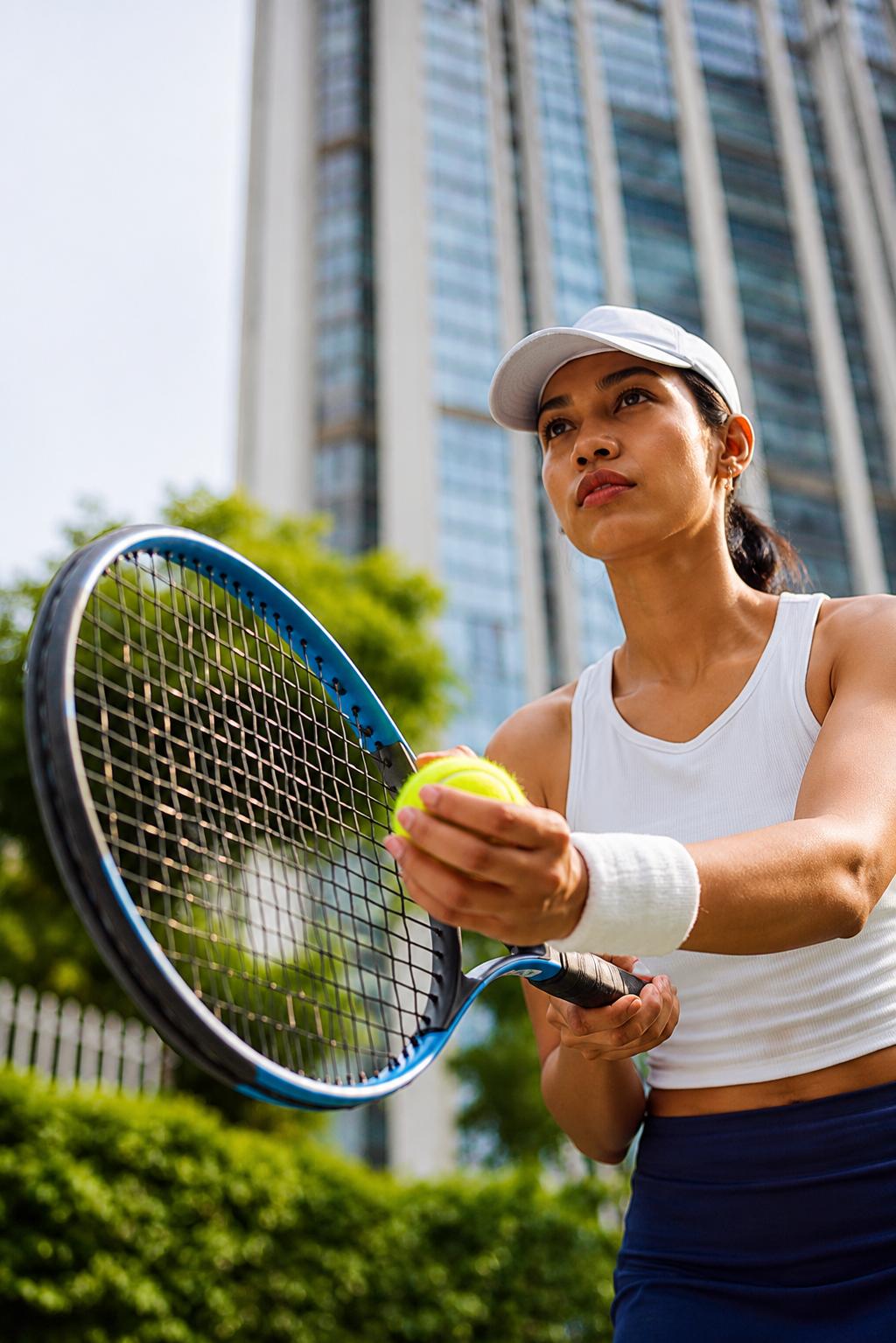 Tennis court at Oberoi Garden City Elysian, Goregaon East
