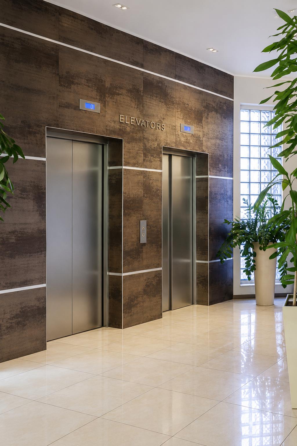 Elevators at Lodha Woods, Kandivali