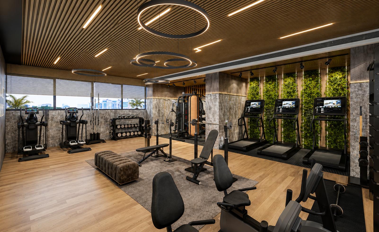 Gym at Ariha Skyes, Goregaon West