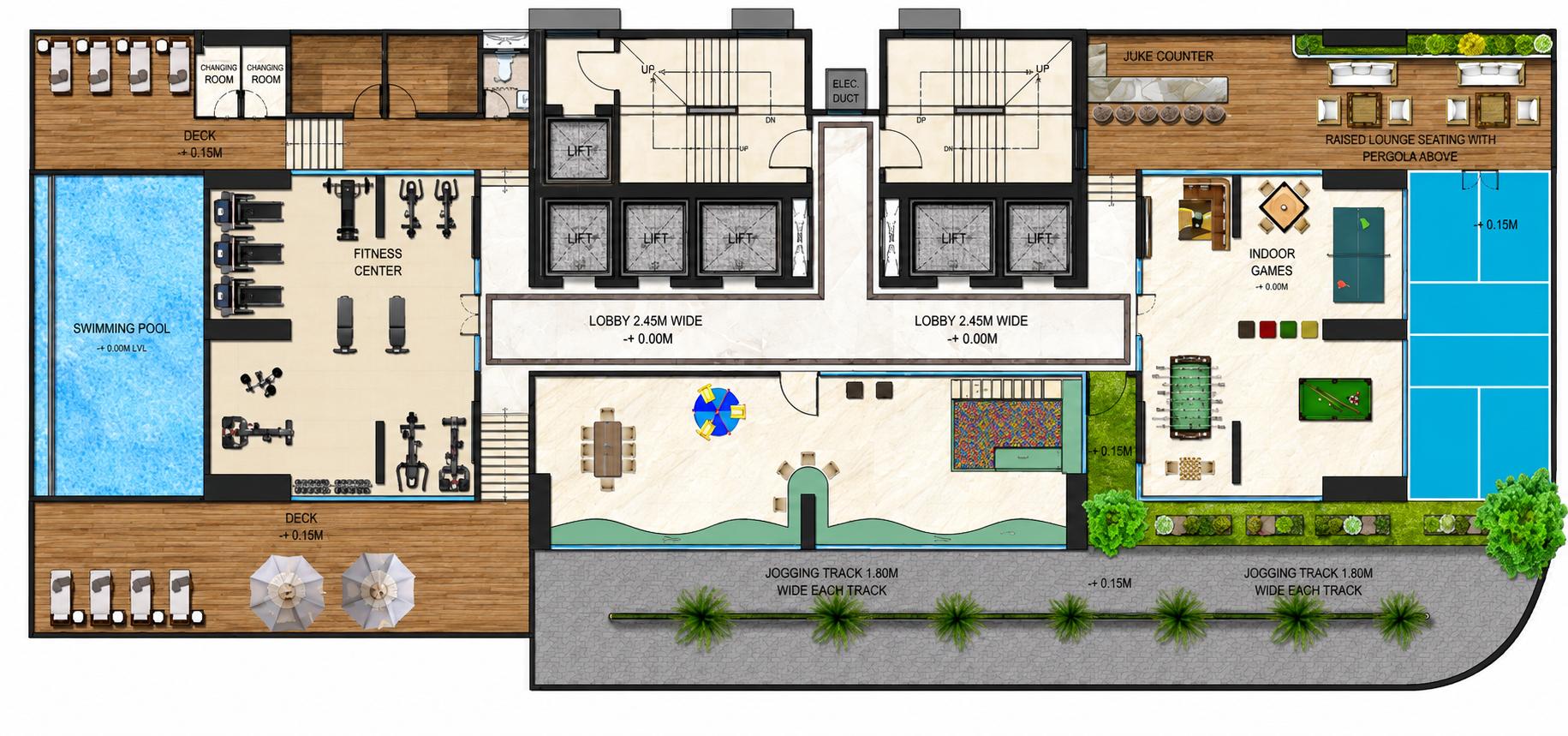 Rooftop terrace at Ariha Skyes, Goregaon West