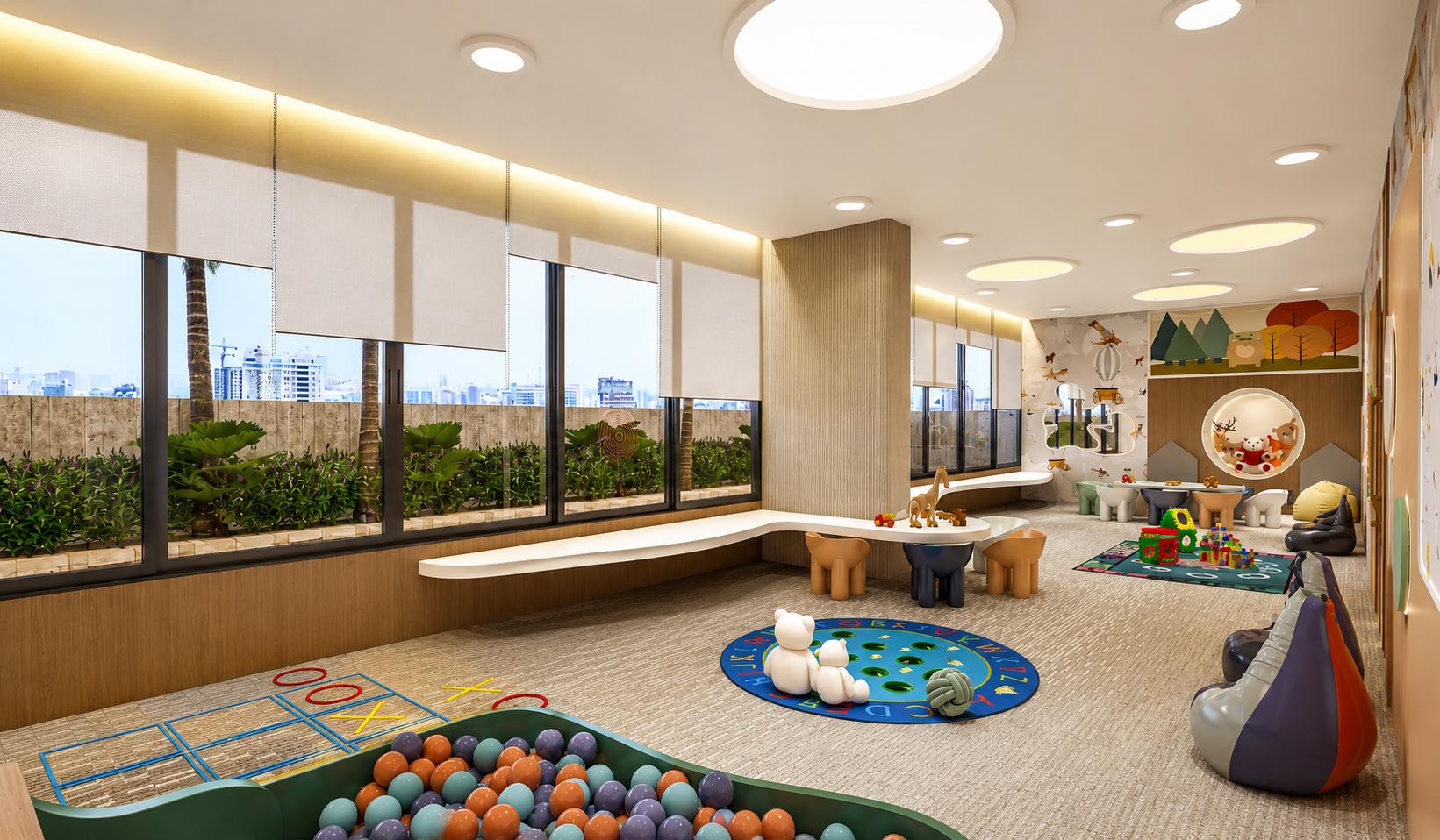 Children's play area at Ariha Skyes, Goregaon West