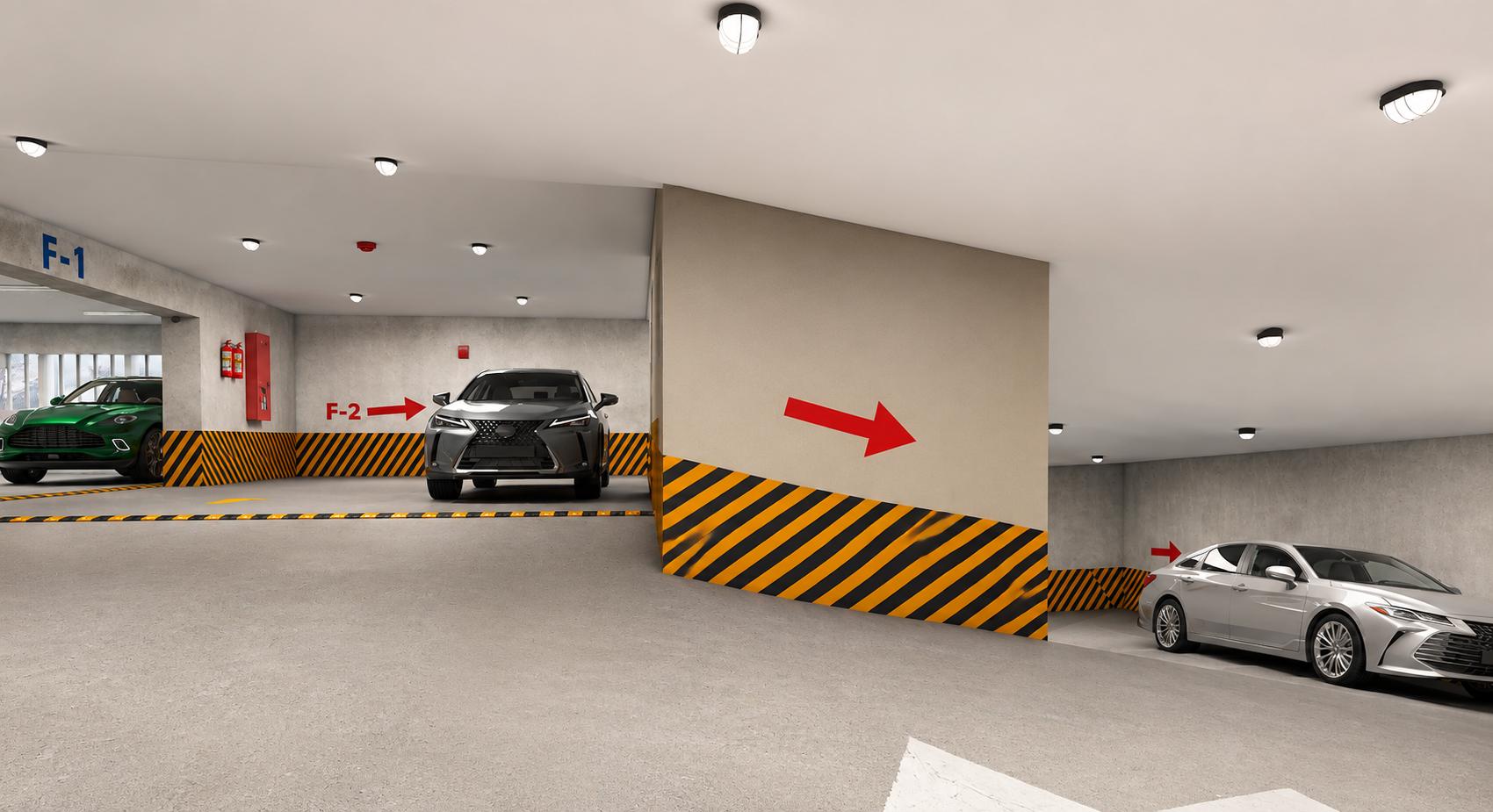 Ramped parking at Ariha Skyes, Goregaon West