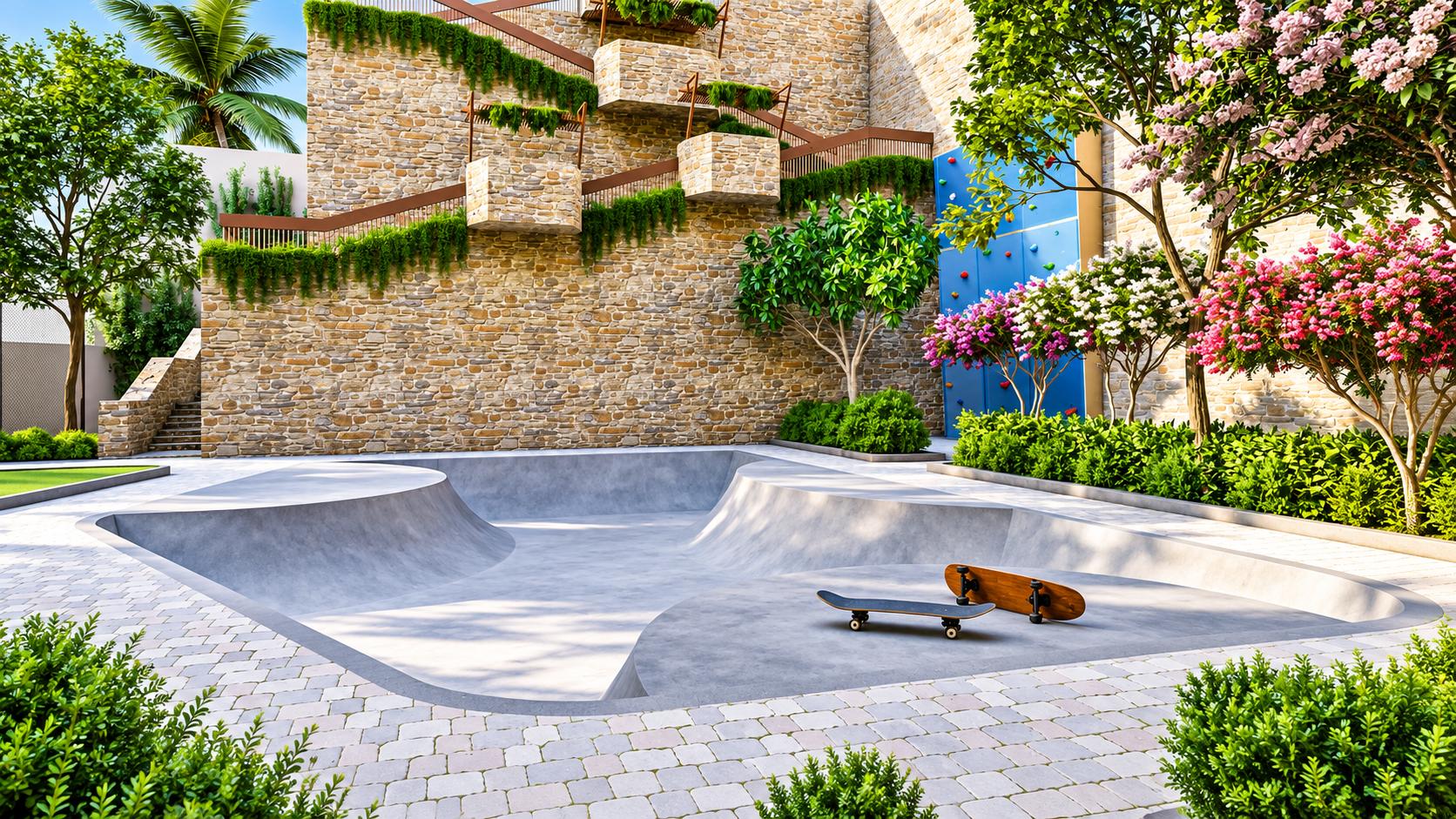 Outdoor sports at Chandak Highscape City, Chembur