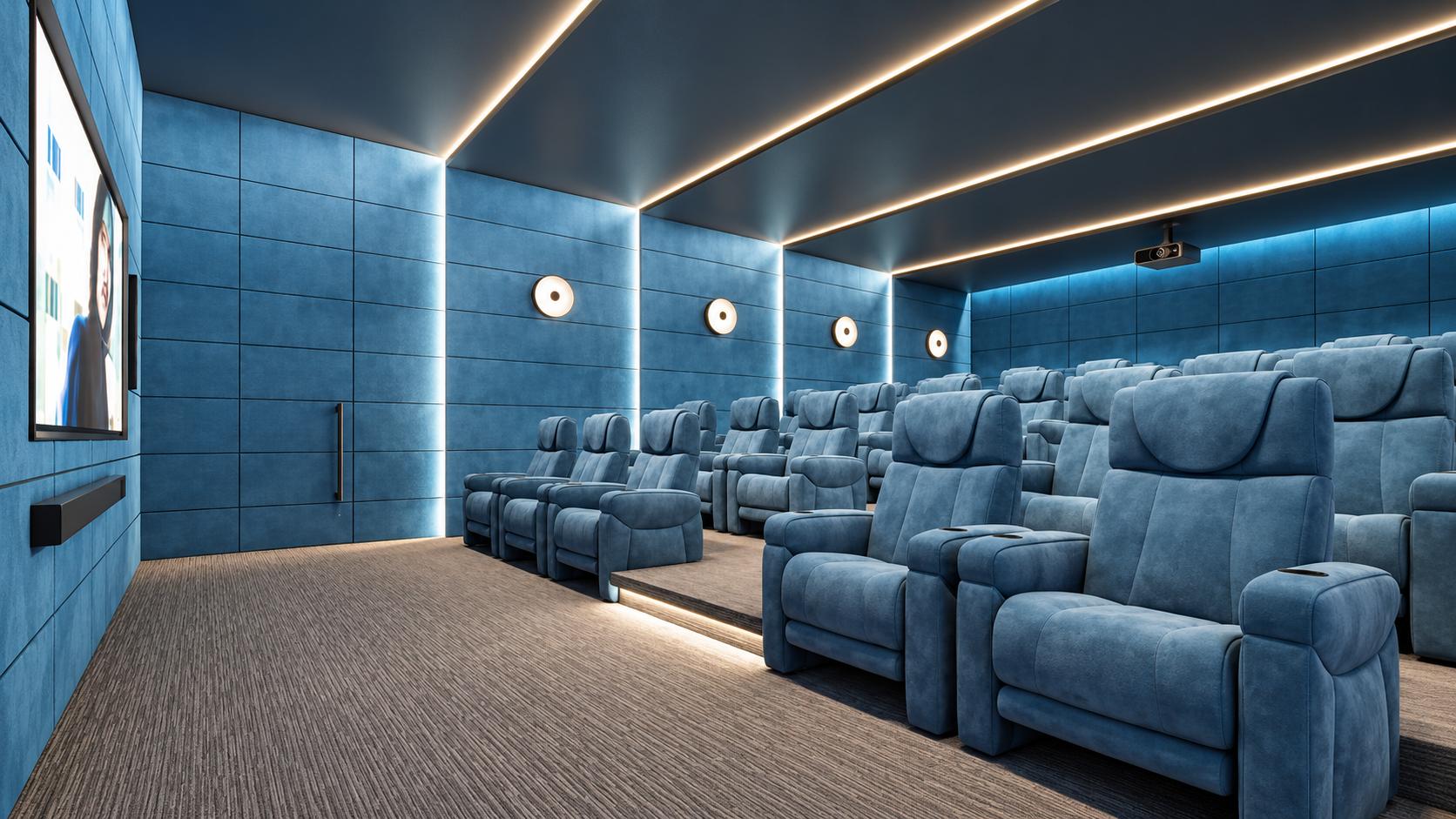 Mini theatre at Chandak Highscape City, Chembur