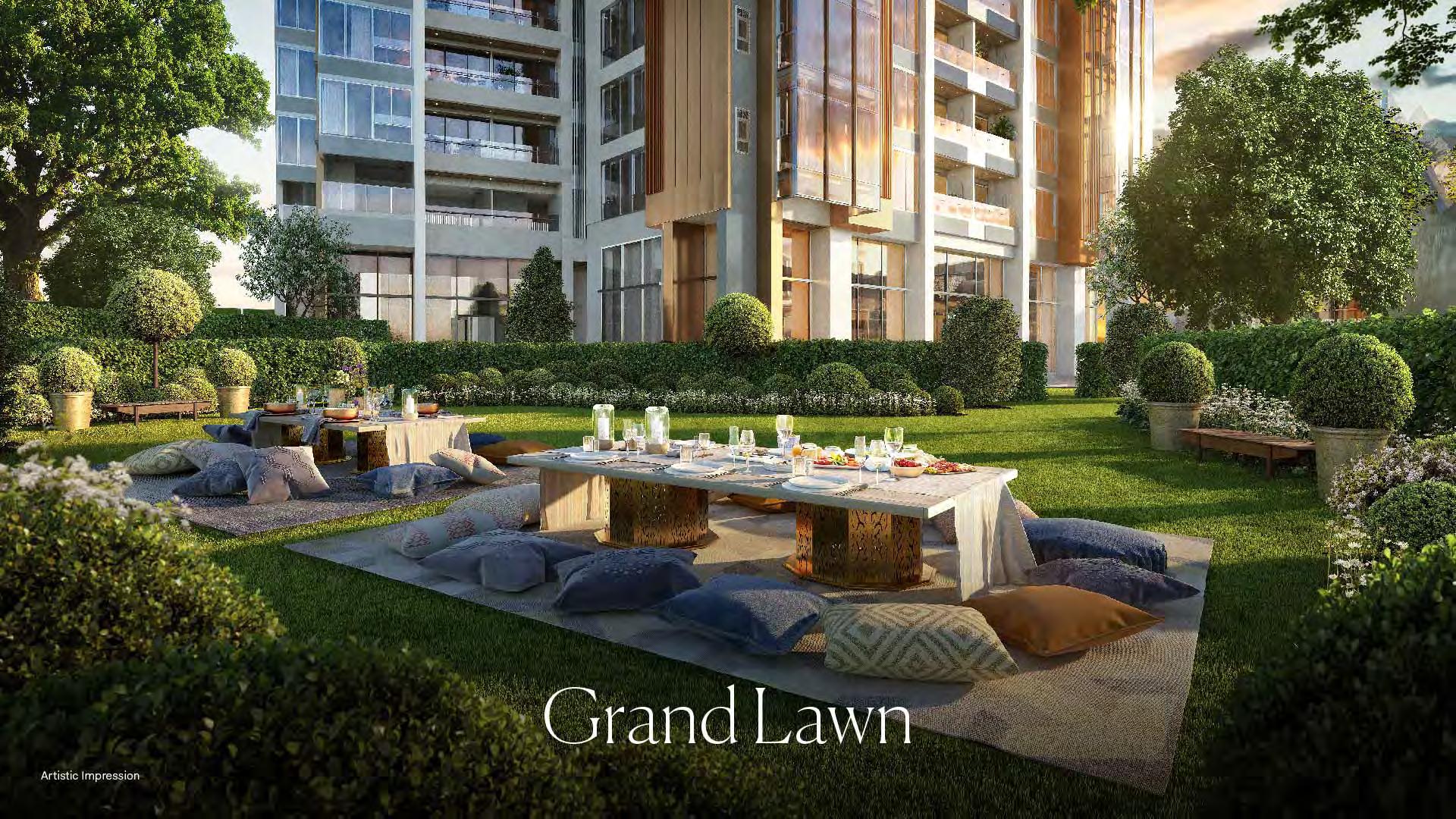 Party lawn at Piramal Mahalaxmi, Mahalakshmi