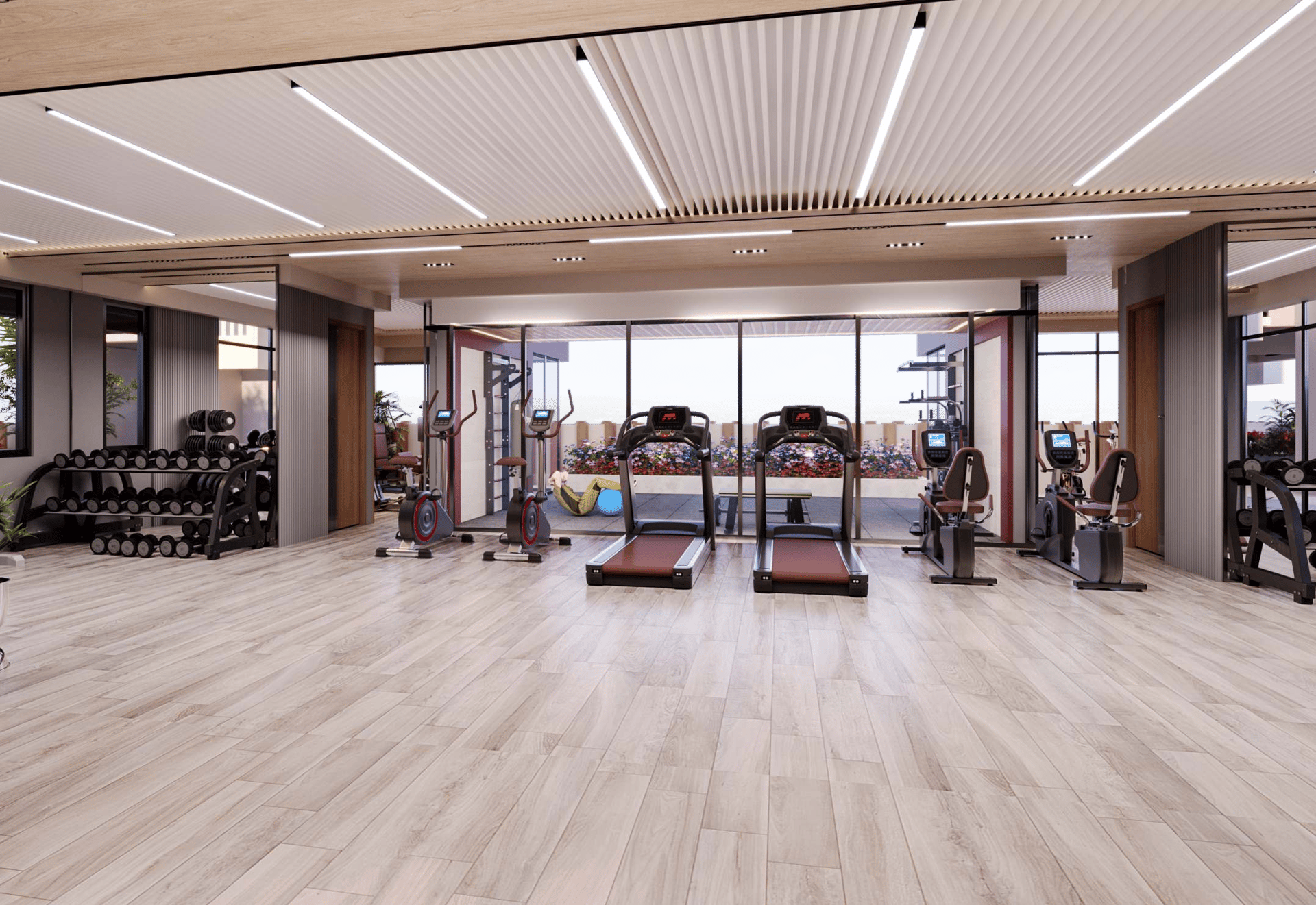 Gym at JPV Pratap Adinath, Borivali West