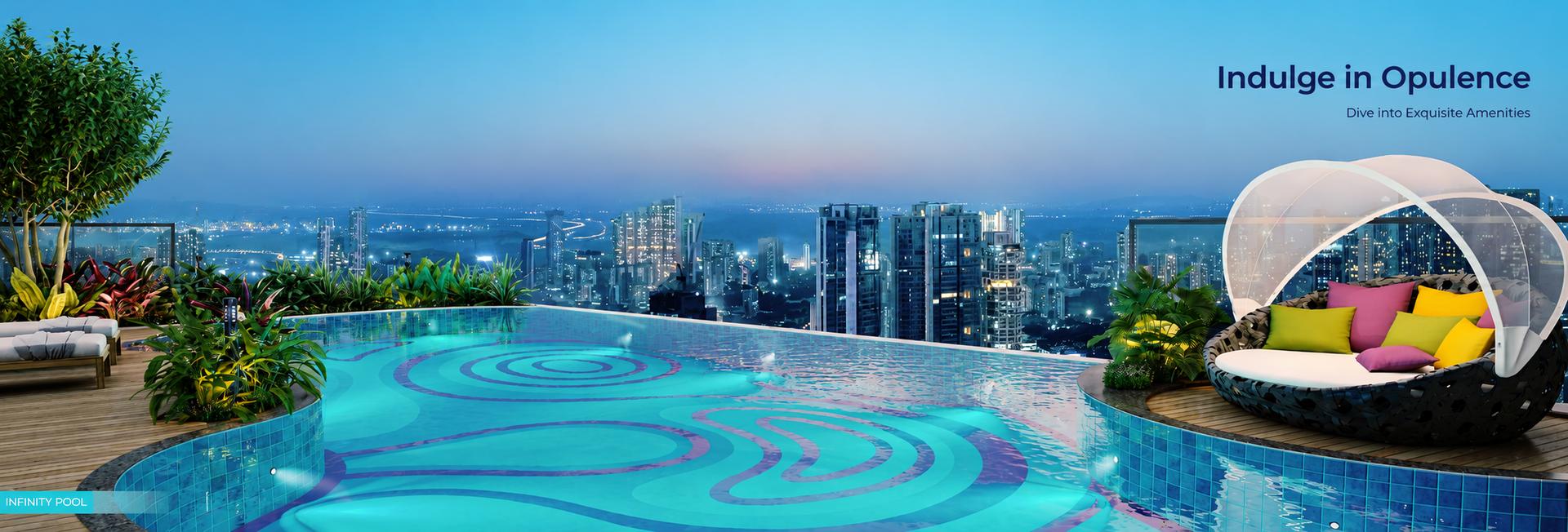 Swimming pool at Darshan Inara, Prabhadevi