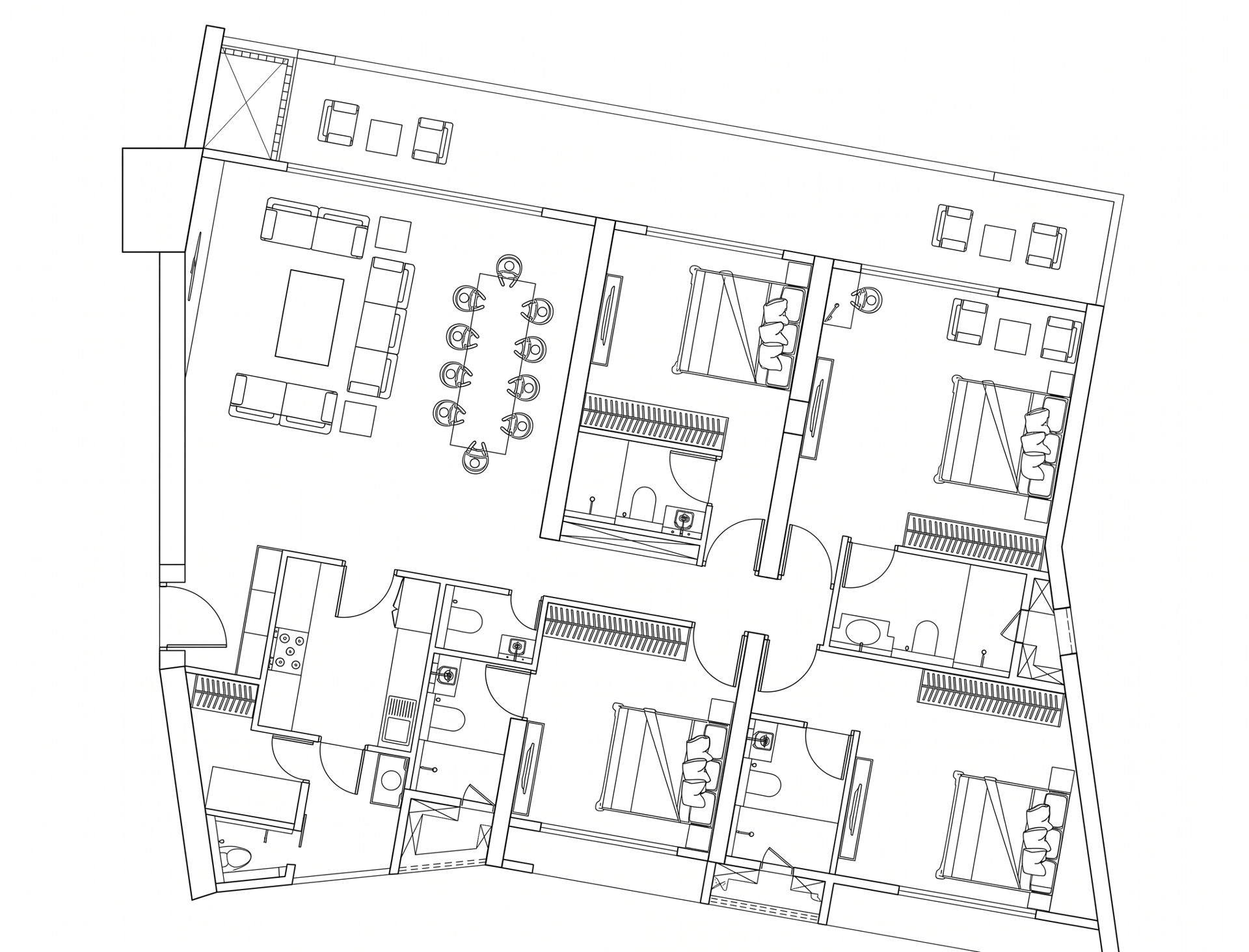 4 BHK Type2 floor plan