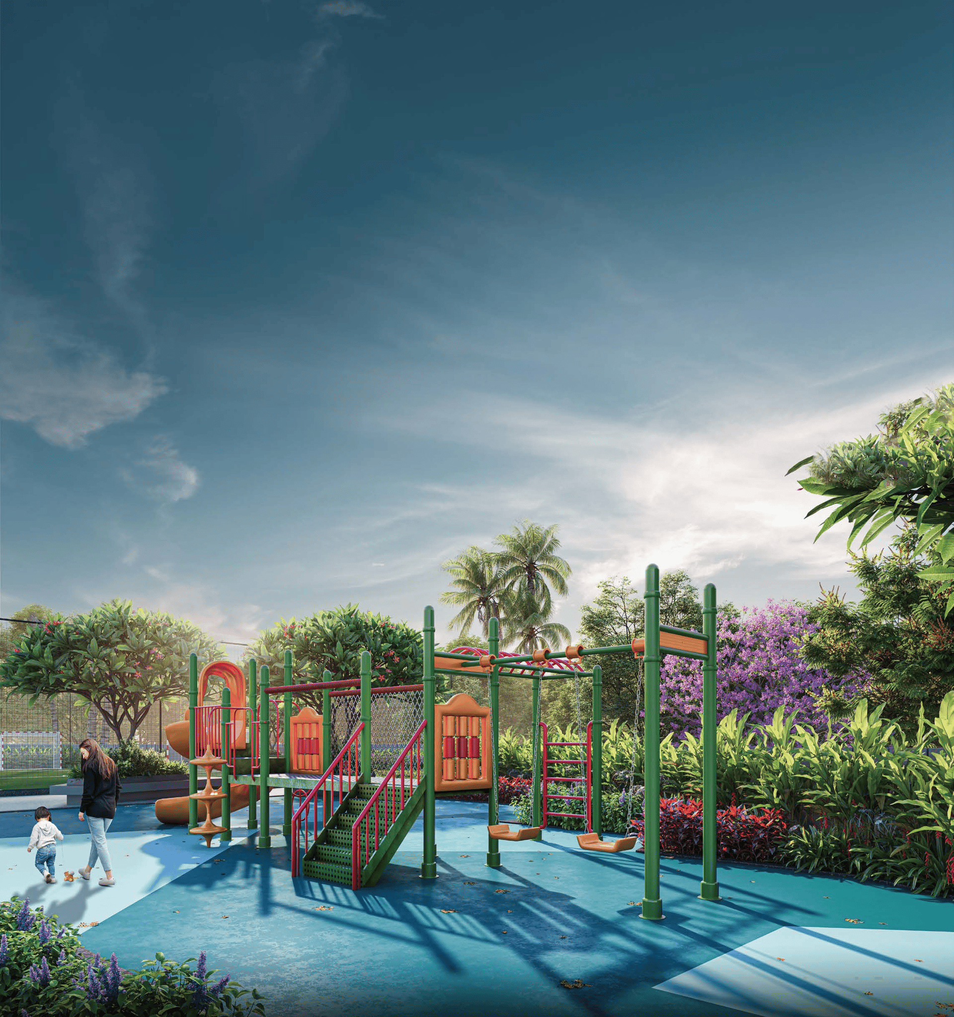 Children's play area at Arkade Vistas, Goregaon East