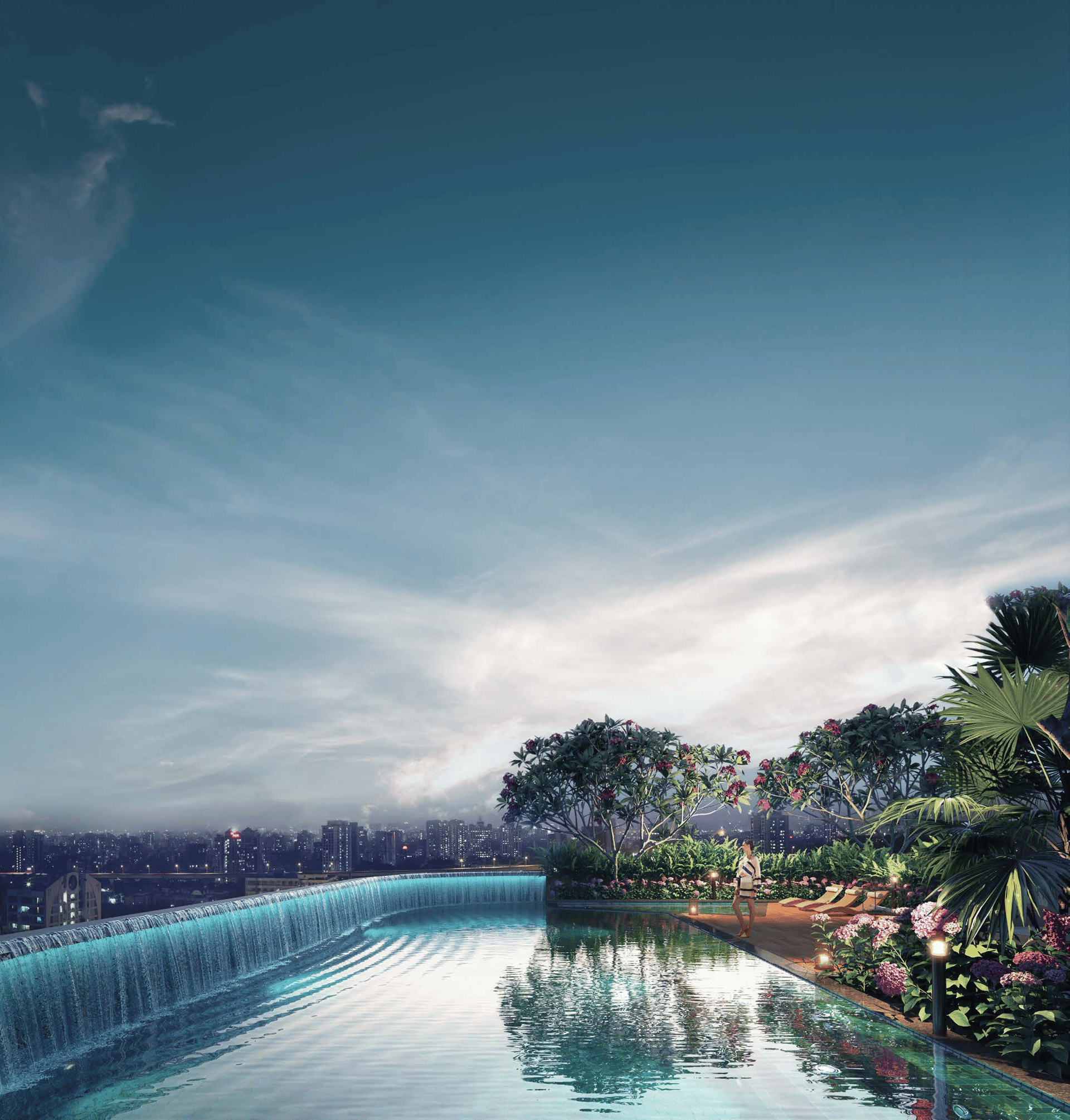 Swimming pool at Arkade Vistas, Goregaon East